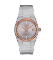 TISSOT T-Classic PRX 35mm Powermatic 80 Steel & 18k Gold Bezel | T931.207.41.336.00