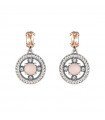 Pendientes Patmos Cuarzo Rosa | SUNFIELD