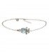 SUNFIELD Pulsera Olivia Aguamarina Twin | PU064513