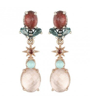SUNFIELD Pendientes Silvia Pink Light | PE064540/2/53