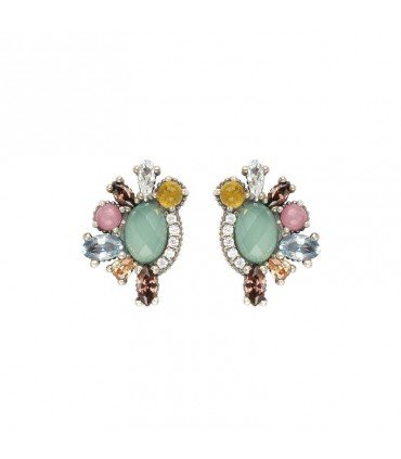 SUNFIELD Pendientes Olivia Little Calcedonia | PE064512