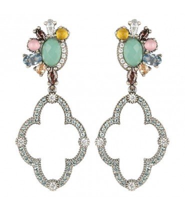 SUNFIELD Pendientes Olivia Calcedonia | PE064517