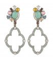 SUNFIELD Pendientes Olivia Calcedonia | PE064517