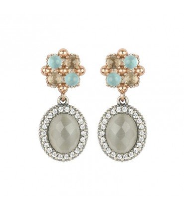 SUNFIELD Pendientes Elga Cuarzo Gris | PE064590/41