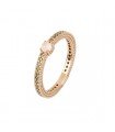 SUNFIELD Anillo Kaede Cuarzo Rosa | AN064461/2