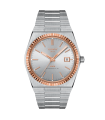 TISSOT T-Classic PRX 35mm Powermatic 80 Steel & 18k Gold Bezel | T931.407.41.031.00