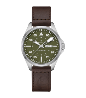 HAMILTON Khaki Aviation Pilot Day Date Auto 42mm | H64635560