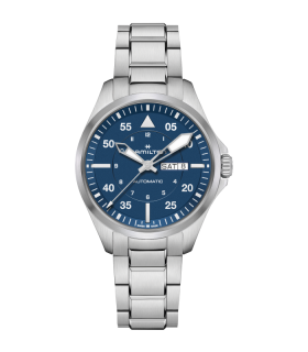 HAMILTON Khaki Aviation Pilot Day Date Auto 42mm | H64635140