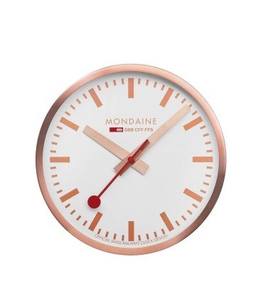 RELOJ DE PARED MONDAINE  (25CM) | A990.CLOCK.18SBK