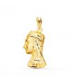 Medalla de la Virgen de Montserrat en Oro de 9k. de 21x12mm | Medallas Religiosas