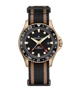 HAMILTON Navy Scuba Automatic GMT 43mm Bronce | H82565930