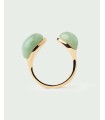 PDPAOLA Anillo AVENTURINA VERDE GRAVITY | AN01-D39
