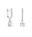 Pendientes Oro de Diamantes & Topacio