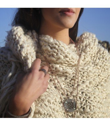 Colgante Saona Cuarzo y Calcedonia | SUNFIELD | CL062480