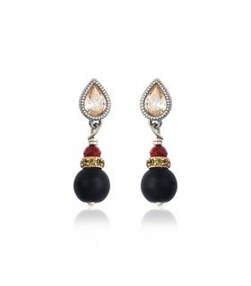 Pendientes Kiwi Ónix | SUNFIELD | PE062350/22