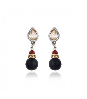 Pendientes Kiwi Ónix | SUNFIELD | PE062350/22