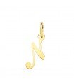 Colgante Letra "N" | Colgante de Oro 18k