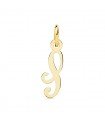 Colgante Letra "S" | Colgante de Oro 18k