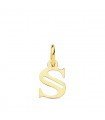 Colgante Letra "S" | Colgante de Oro 18k