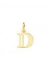 Colgante Letra "D" | Colgante de Oro 18k