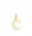 Colgante Letra "C" | Colgante de Oro 18k