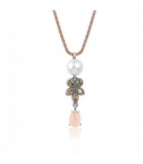 Colgante Honey Moon Cuarzo y Perla | SUNFIELD | CL061787