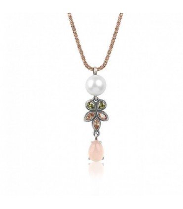 Colgante Honey Moon Cuarzo y Perla | SUNFIELD | CL061787