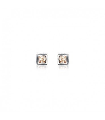 Pendientes Litchi Cuadrado | SUNFIELD | PE062413